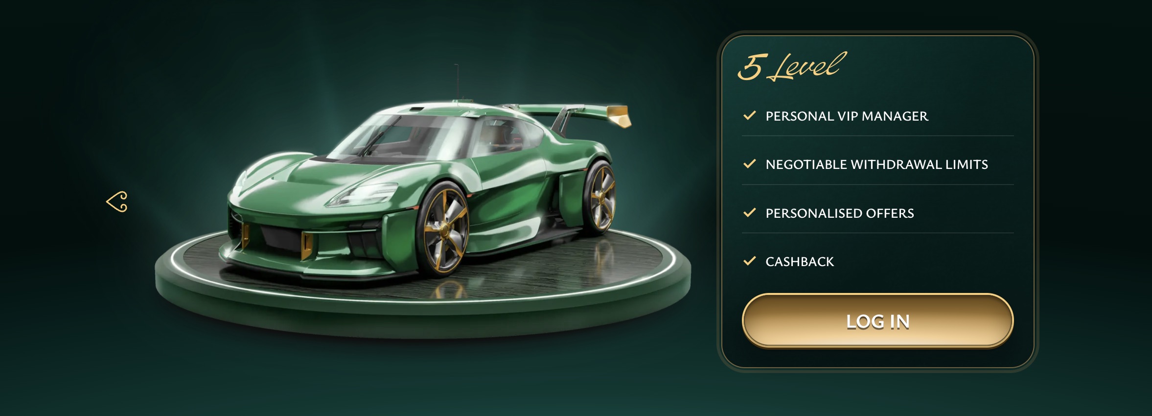 Cashed VIP razine